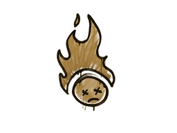 개봉 안 한 그래피티 | 불에 타다 (사막 호박색)