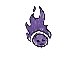 Primary image of skin Sealed Graffiti | Toasted (Monster Purple)