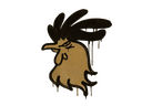 Sealed Graffiti | Cocky (Desert Amber)