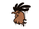 Sealed Graffiti | Cocky (Tiger Orange)