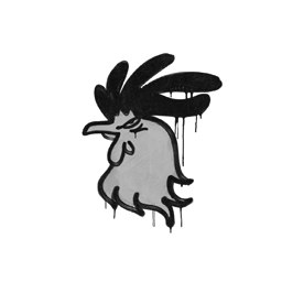 Sealed Graffiti | Cocky (Shark White)