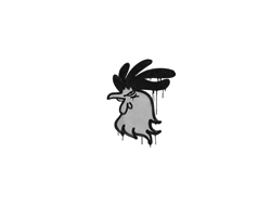 Sealed Graffiti | Cocky (Shark White)