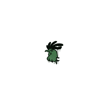 Sealed Graffiti | Cocky (Jungle Green)