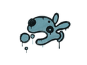 Sealed Graffiti | Popdog (Wire Blue)