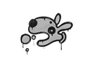 Sealed Graffiti | Popdog (Shark White)