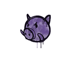 Sealed Graffiti | Piggles (Monster Purple)
