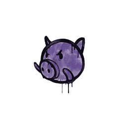 Sealed Graffiti | Piggles (Monster Purple)