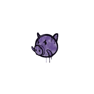 Sealed Graffiti | Piggles (Monster Purple)