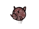 Sealed Graffiti | Piggles (Brick Red)