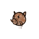 Sealed Graffiti | Piggles (Tiger Orange)