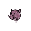 Sealed Graffiti | Piggles (Princess Pink)