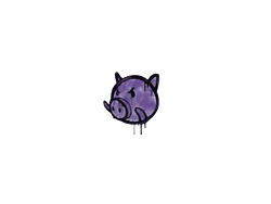 Graffiti | Piggles (Monster Purple)