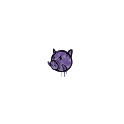 Sealed Graffiti | Piggles (Monster Purple)