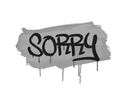 Sealed Graffiti | Sorry (Shark White)