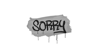 Sealed Graffiti | Sorry (Shark White)