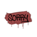 Sealed Graffiti | Sorry (Blood Red)