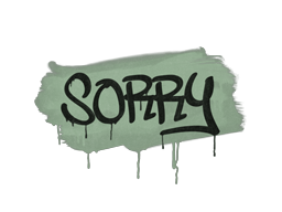 Sealed Graffiti | Sorry (Cash Green)