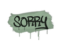 Sealed Graffiti | Sorry (Cash Green)