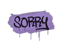 Sealed Graffiti | Sorry (Violent Violet)