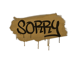Sealed Graffiti | Sorry (Desert Amber)