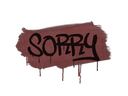 Sealed Graffiti | Sorry (Brick Red)