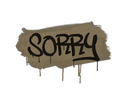 Sealed Graffiti | Sorry (Dust Brown)