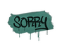 Sealed Graffiti | Sorry (Frog Green)