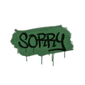 Sealed Graffiti | Sorry (Jungle Green)