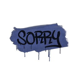 Sealed Graffiti | Sorry (SWAT Blue)