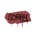 Sealed Graffiti | Sorry (Blood Red)