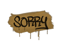 Sealed Graffiti | Sorry (Desert Amber)