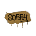 Sealed Graffiti | Sorry (Desert Amber)