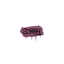 Sealed Graffiti | Sorry (Princess Pink)