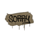 Sealed Graffiti | Sorry (Dust Brown)