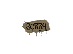 Sealed Graffiti | Sorry (Dust Brown)