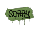 Sealed Graffiti | Sorry (Battle Green)