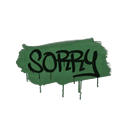 Sealed Graffiti | Sorry (Jungle Green)
