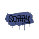 Sealed Graffiti | Sorry (SWAT Blue)