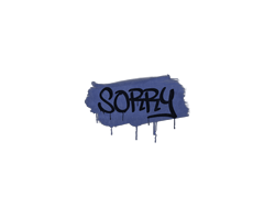 Sealed Graffiti | Sorry (SWAT Blue)