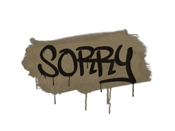 Sealed Graffiti | Sorry (Dust Brown)