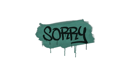 Sealed Graffiti | Sorry (Frog Green)