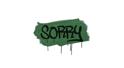 Sealed Graffiti | Sorry (Jungle Green)