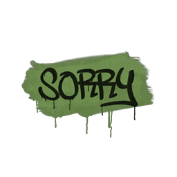 Sealed Graffiti | Sorry