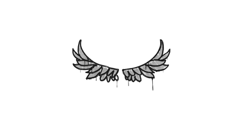 Sealed Graffiti | Take Flight (Shark White)