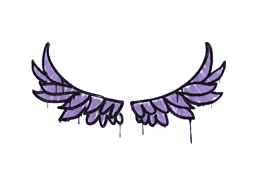 封装的涂鸦 | 翅膀 (纯紫)