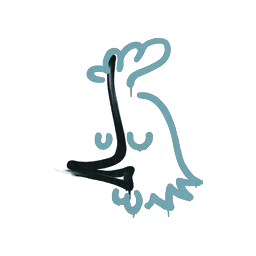 Sealed Graffiti | Recoil AK-47 (Wire Blue)