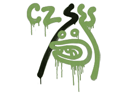 封装的涂鸦 | CZ75压枪 (军绿)