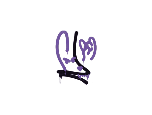 Graffiti scellé | Motif du recul du M4A4 (Violet monstre)