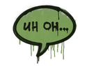 Sealed Graffiti | Uh Oh (Battle Green)