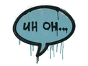 Sealed Graffiti | Uh Oh (Wire Blue)